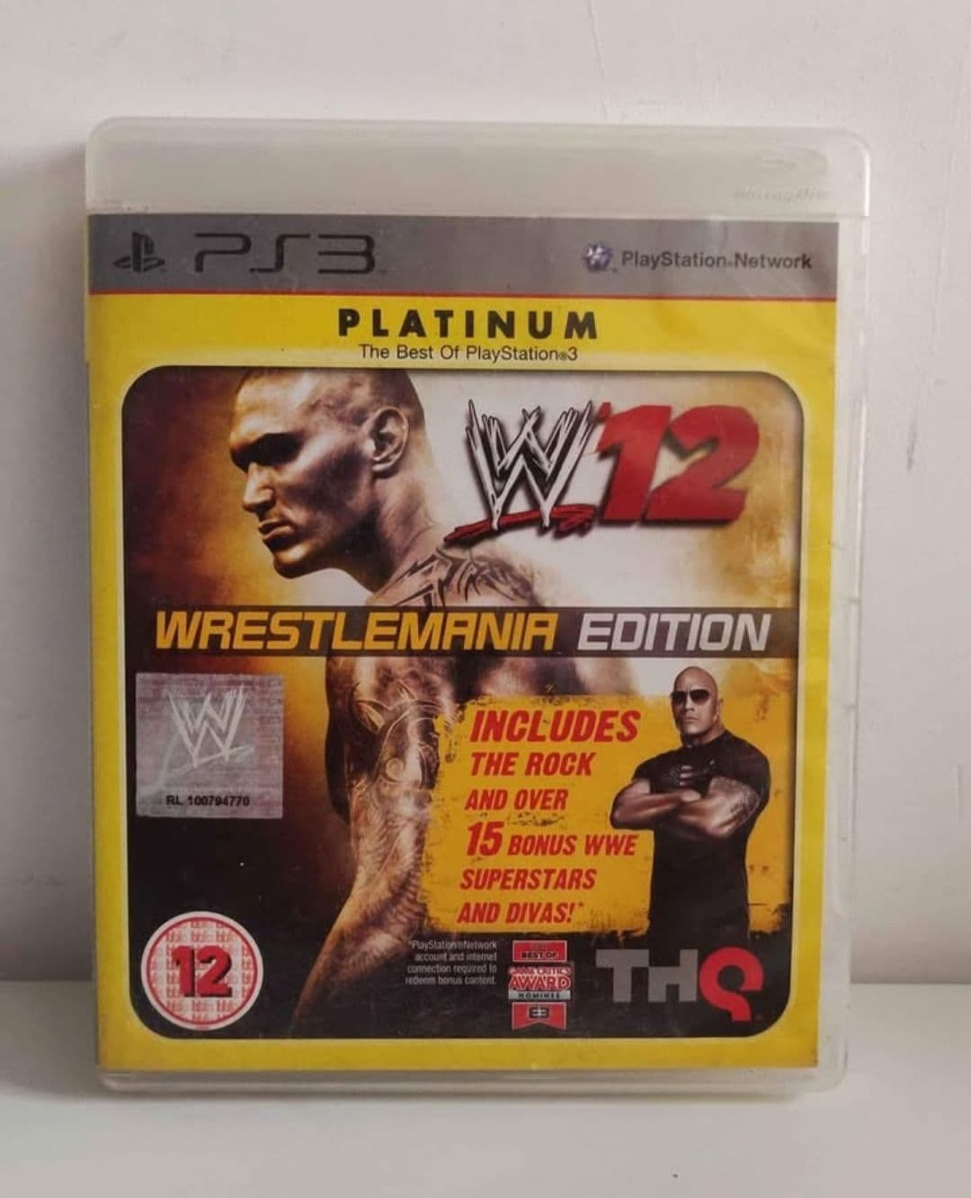 Playstation 3 WWE 12 PS3 Game Wrestlemania Edition