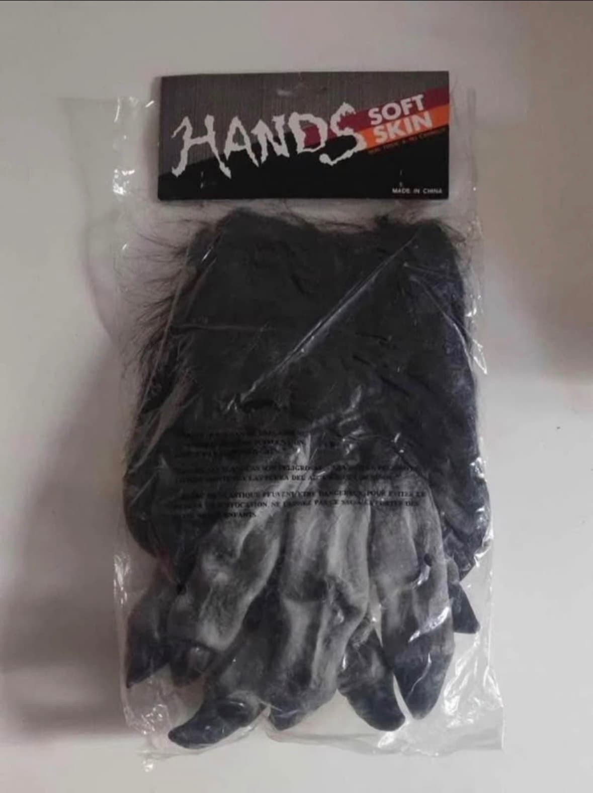 Halloween Carnival Scary Monster Gorilla Hands Soft Skin