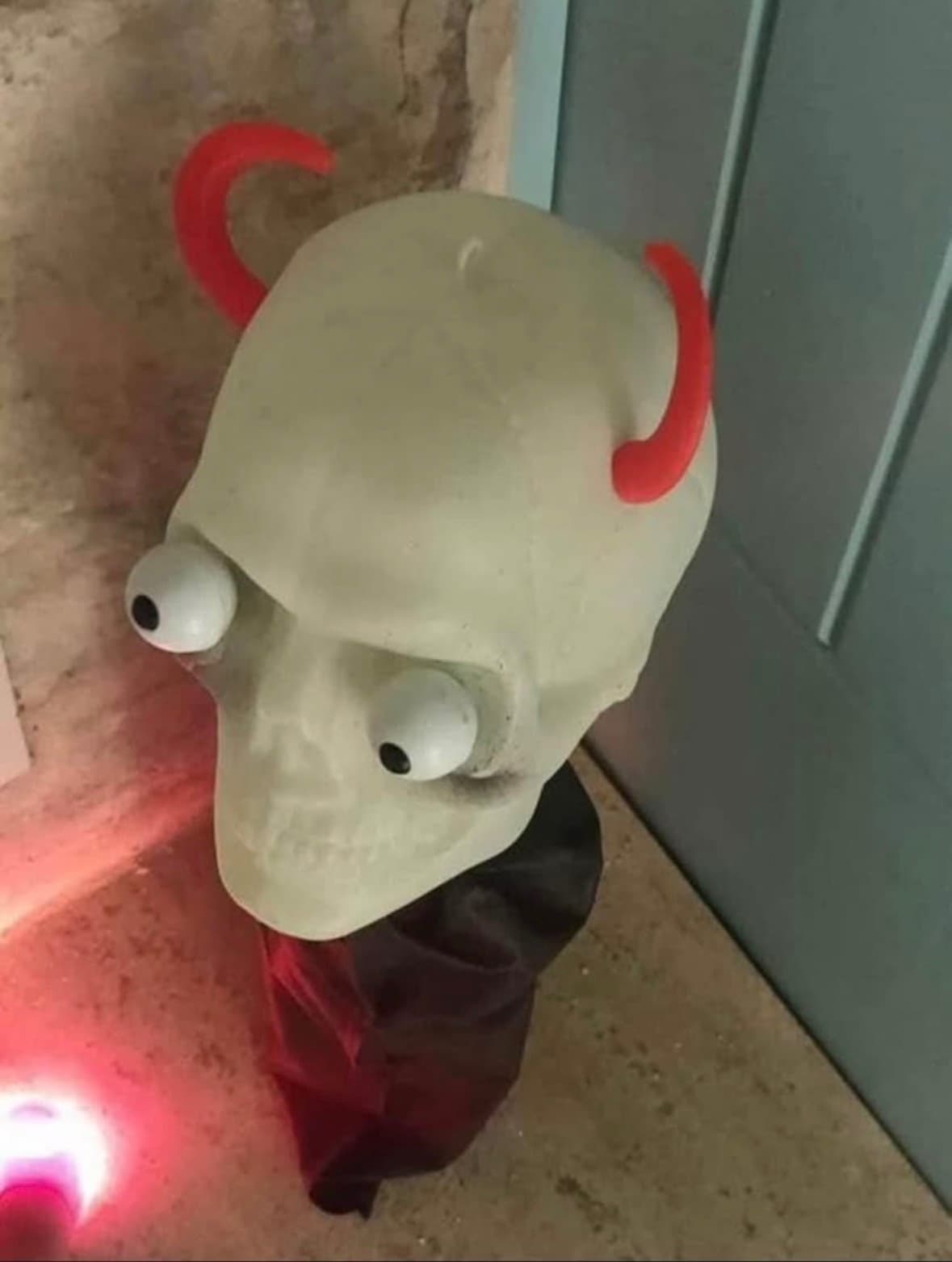 Halloween Devil Skull Glow in the Dark