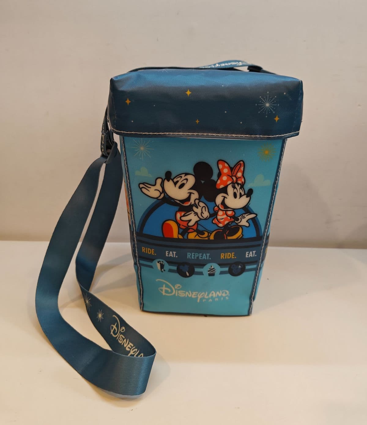 Official Disneyland Paris Softshell Popcorn Bucket Bag - Mickey & Minnie