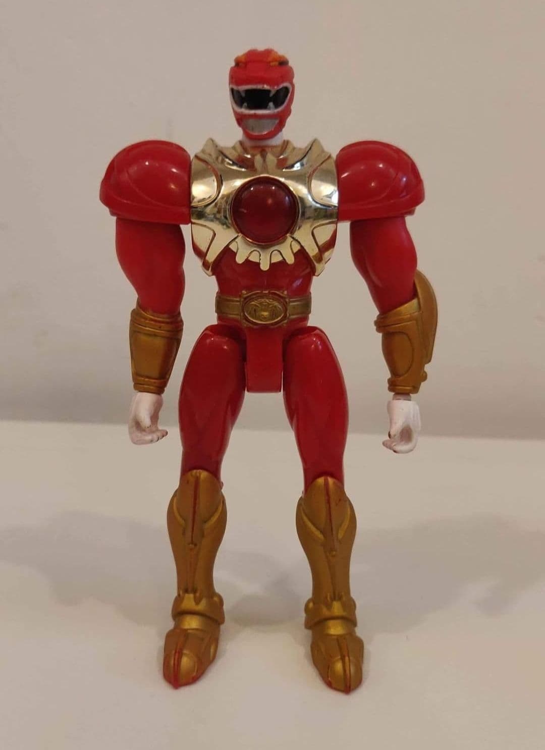 Power Rangers Wild Force Red Savage Battle Ranger 2001 Bandai Figure Incomplete